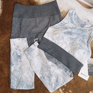 LULULEMON matching leggings and set